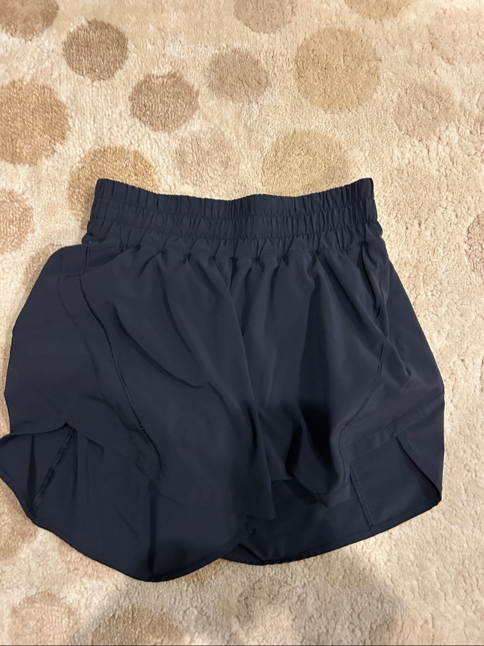 lululemon athletica Women's black high waisted Athletic Shorts